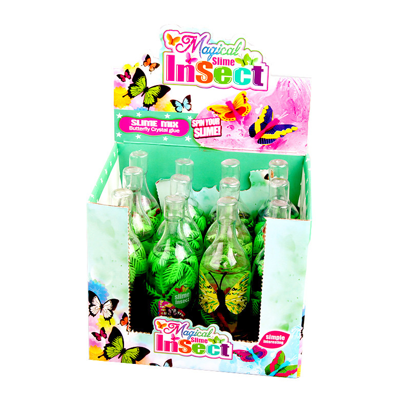 Manufacturer direct butterfly flying crystal mud toys for children thumbnail