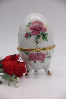 Ceramic jewelry box ring jewelry box egg jewelry box dressing table