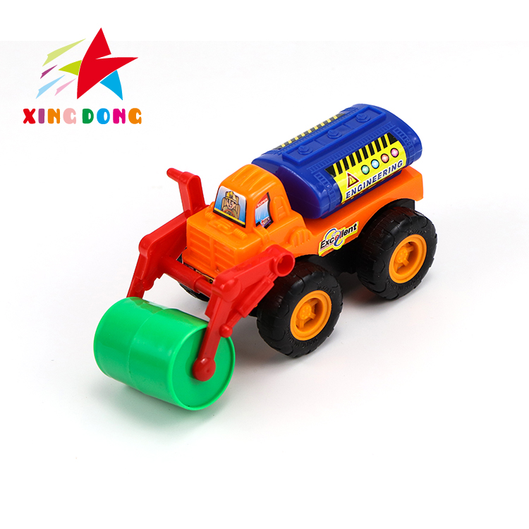 A variety of children's toy inertial engineering vehicles are mixed and assembled detail image 3