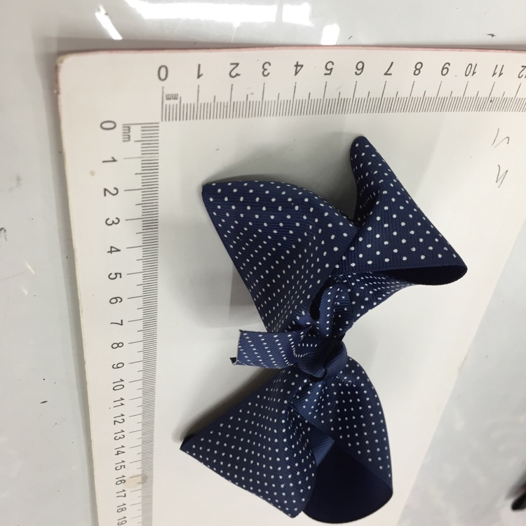 South American Pop Print Small Dot 4Cm Ribbed Bubble Flower Brown Corner Clip Lbv414 Specification drawing
