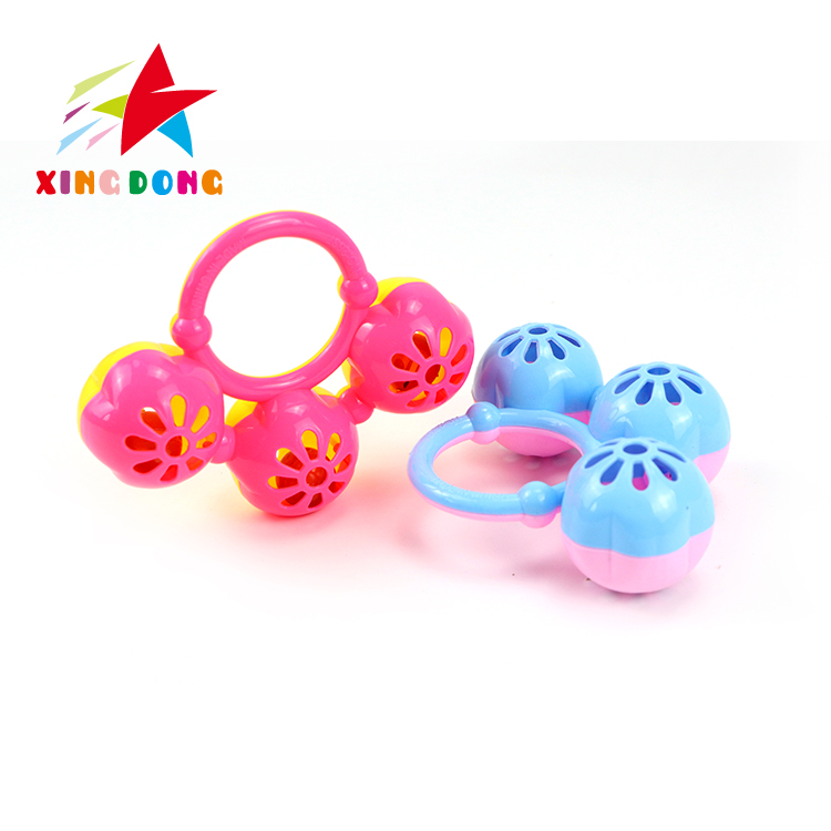Children's toys, baby rattle mixed colors detail image 3