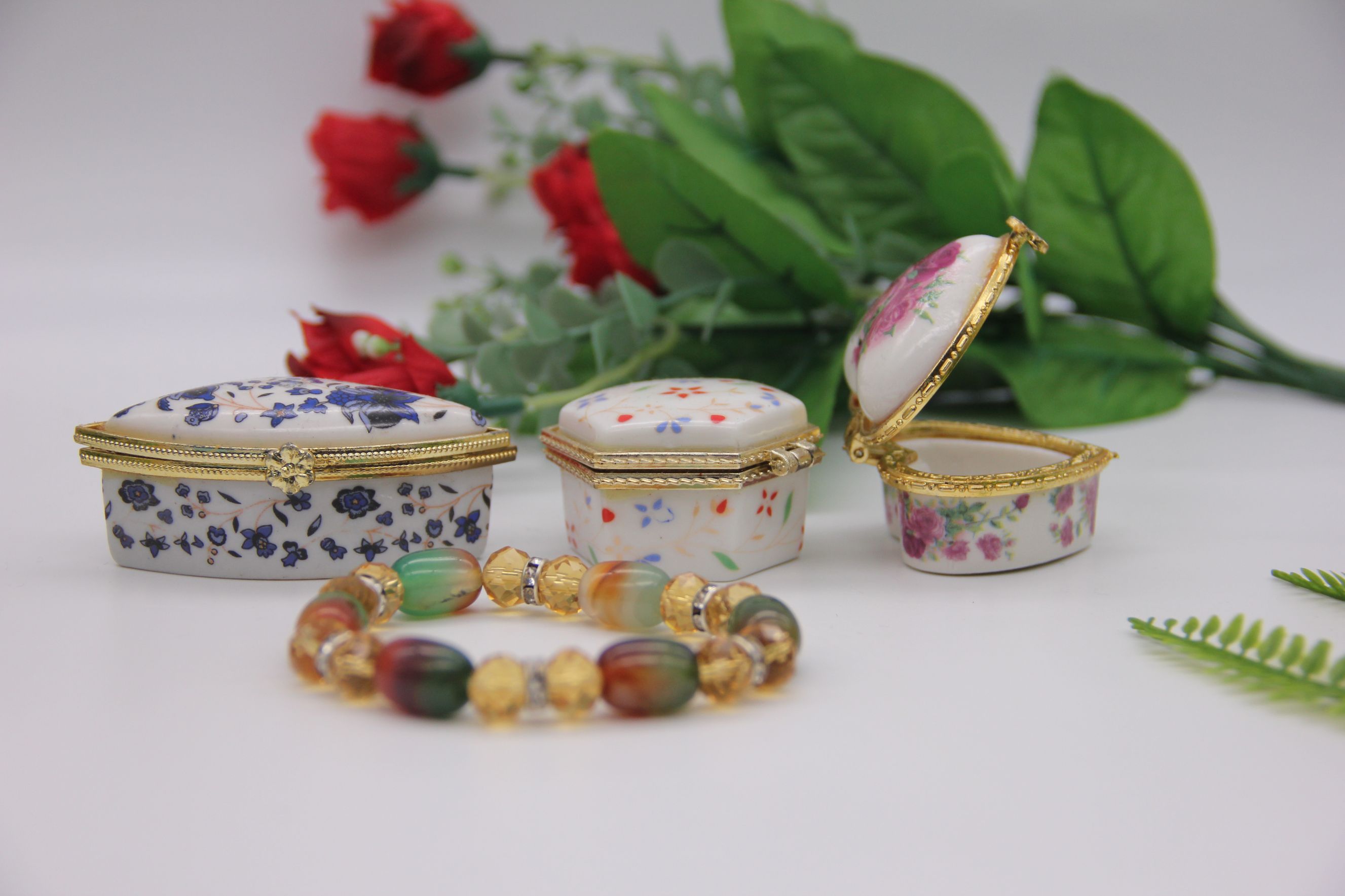 Jewelry box rose ring jewelry box egg jewelry box dressing table