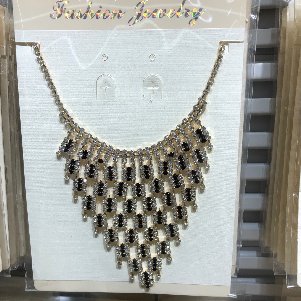 Necklace and earrings