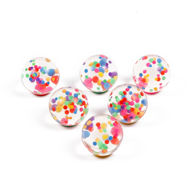 Manufacturers direct bounce ball rubber ball bouncing ball colorful jelly ball thumbnail