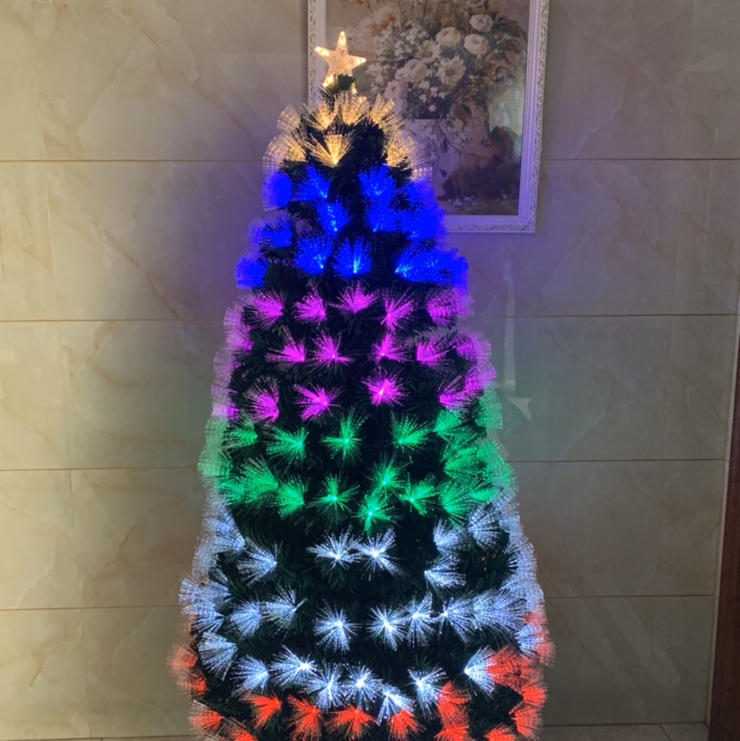 1.8m six-color optical fiber head iron foot details Picture