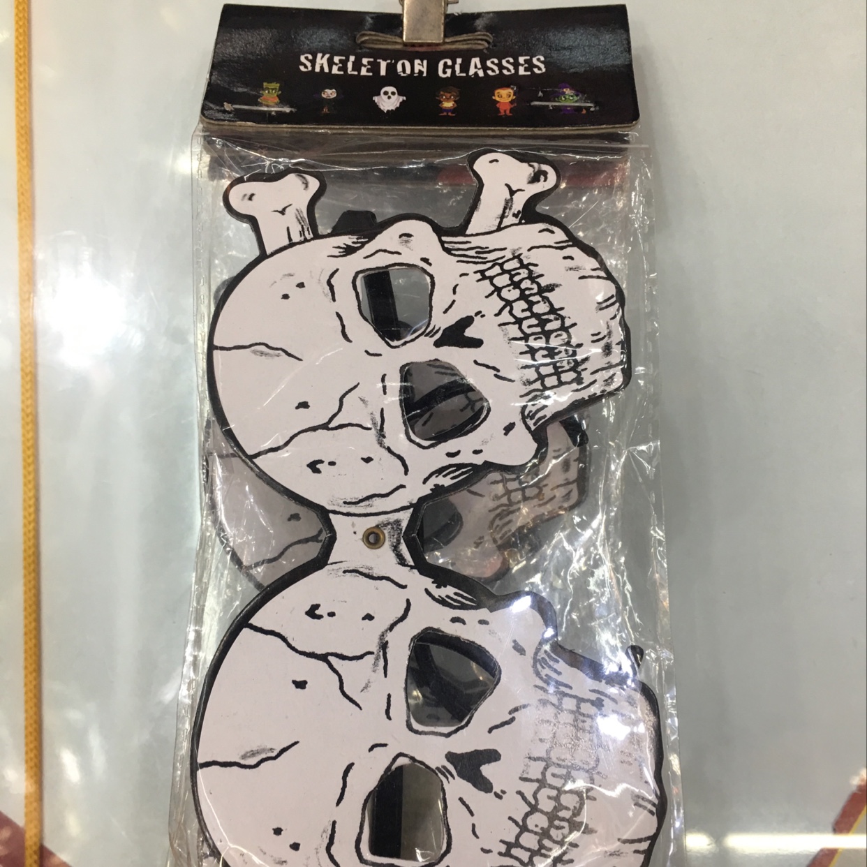 纸眼镜鬼头舞台装扮玩具批发图