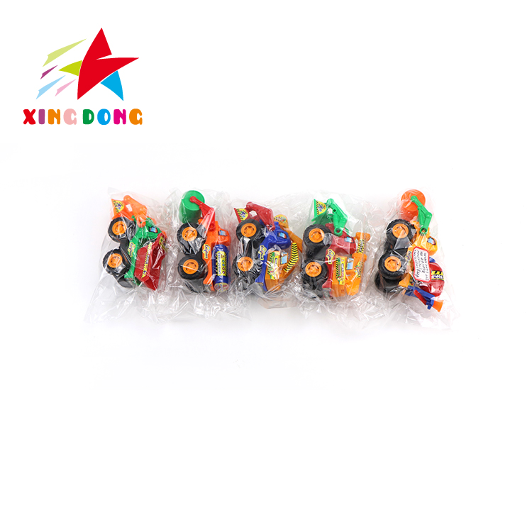 A variety of children's toy inertial engineering vehicles are mixed and assembled detail image 5