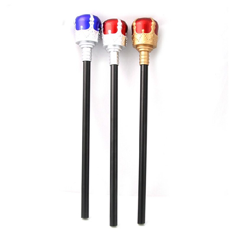 Halloween King's Scepter play Staff Performance Props Magic Staff Children's Masquerade Ball Staff and scepter toys