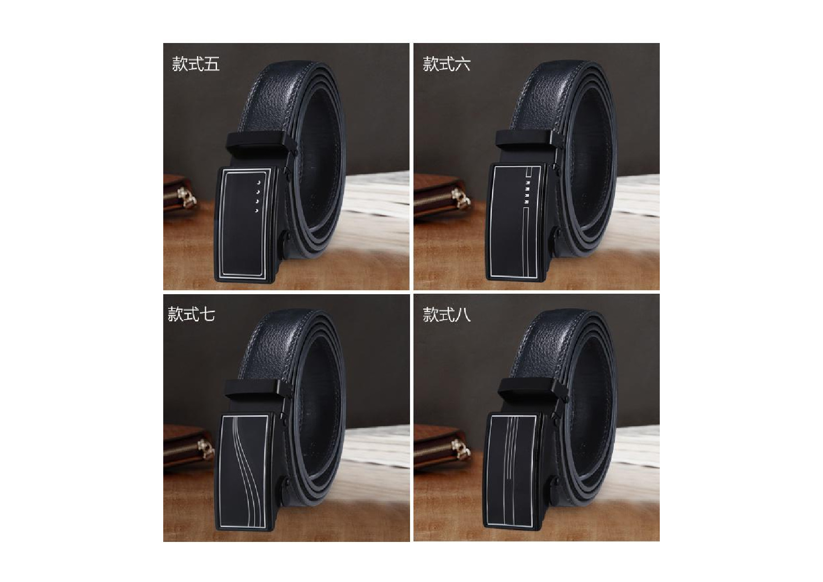 The manufacturer has a wide range of fashionable self-locking business belts in stock. The new popular young men's belt is available for one-piece delivery at the street stall detail image 4