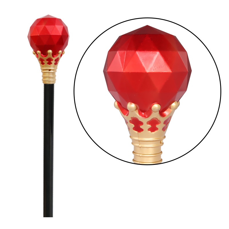 Party props, costume props, King's scepter, Princess, Prince's staff, gem scepter, red/blue undefined