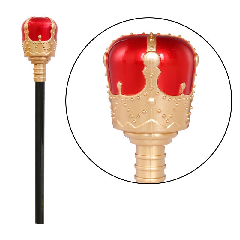 Halloween King's Scepter play Staff Performance Props Magic Staff Children's Masquerade Ball Staff and scepter toys Specification image