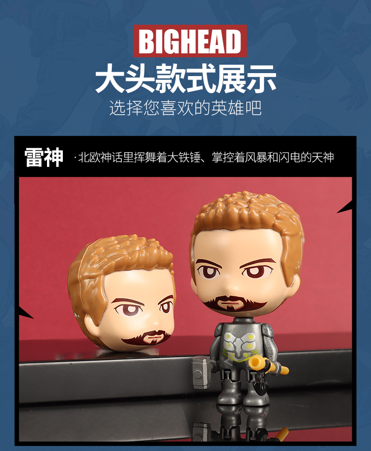 大头变形公仔POP变形公仔奇趣蛋公仔蛋装公仔益智玩具详情图6