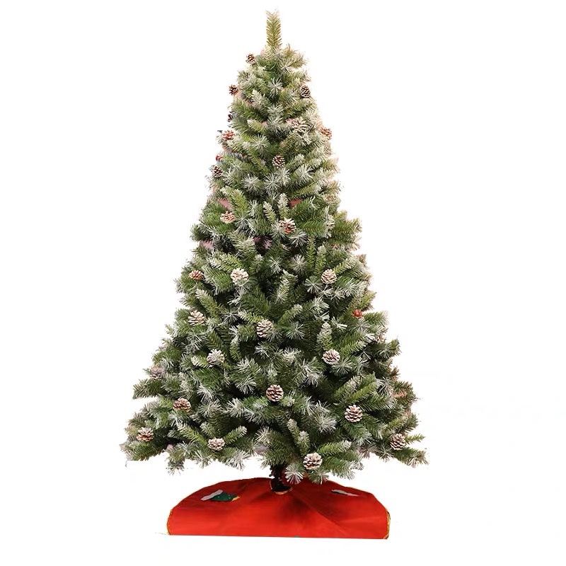 1.2米，1.5米，1.8米，2.1米，2.4米，2.7米白尖头圣诞树