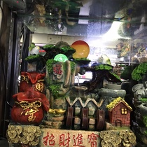 Resin water rockery feng Shui ball water wheel