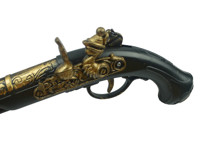 Cosplay Halloween plastic pirate props, plastic pirate accessories, dance party, plastic Pirates of the Caribbean gun toys undefined