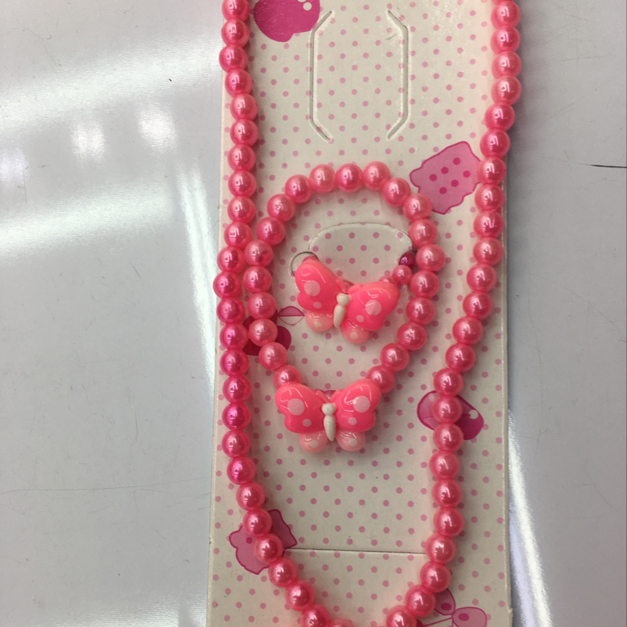 厂家直销儿童项链手链耳钉套装