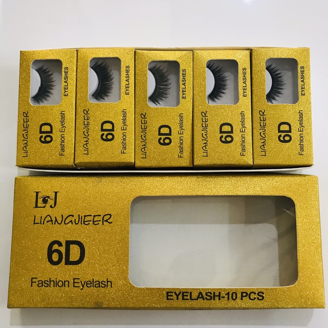 6D睫毛（10对每盒）盒多色可选