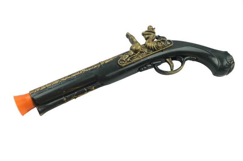 Cosplay Halloween plastic pirate props, plastic pirate accessories, dance party, plastic Pirates of the Caribbean gun toys undefined