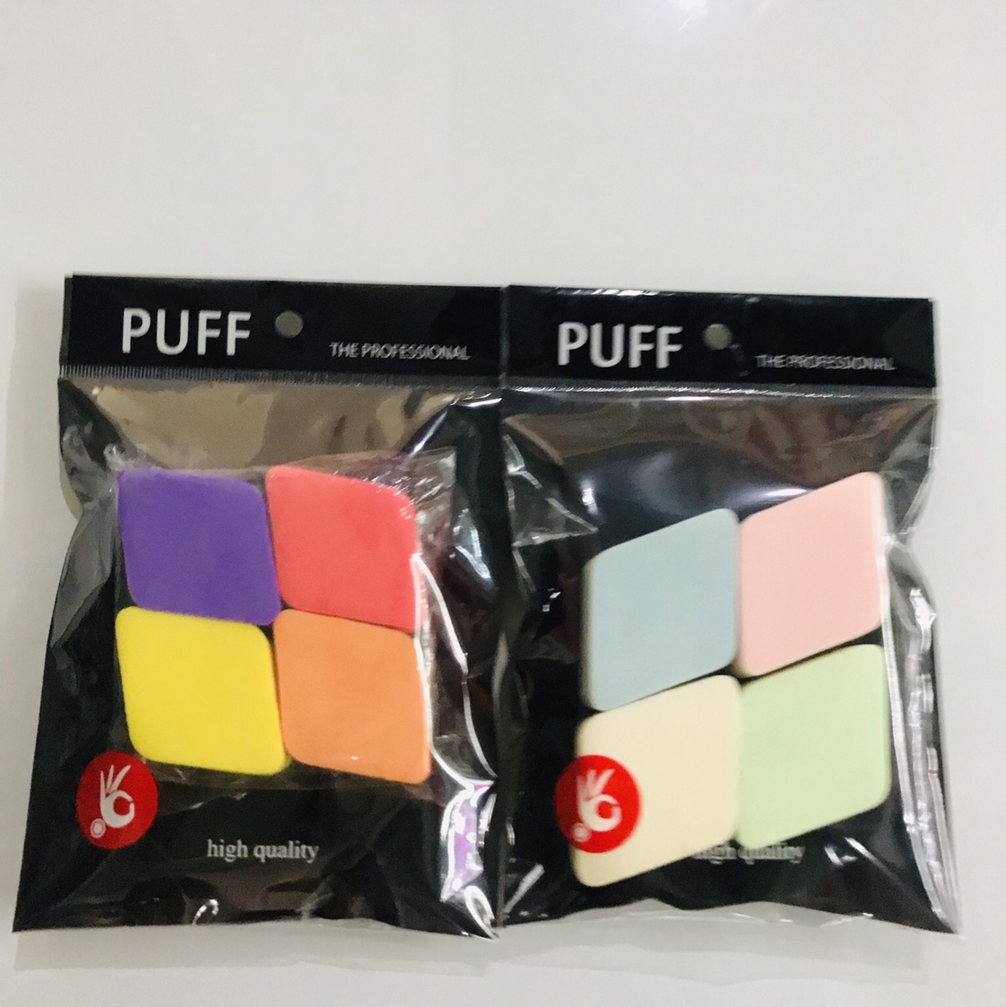 Multi-Color Powder Puff Sponge Puff (Shape Optional) details Picture