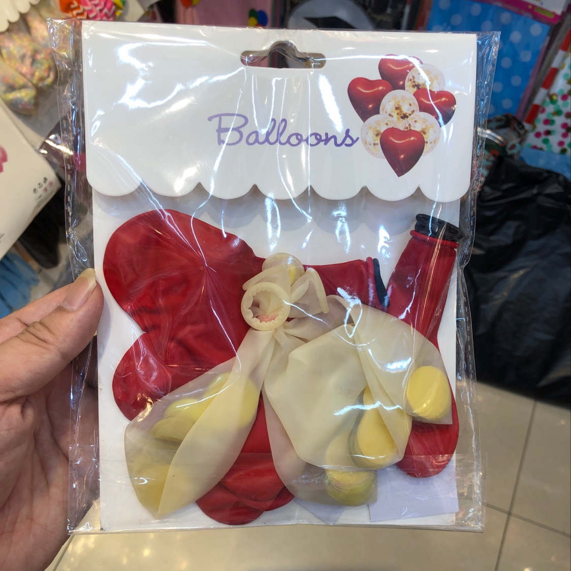 爱心8个气球套装，一件600包产品图