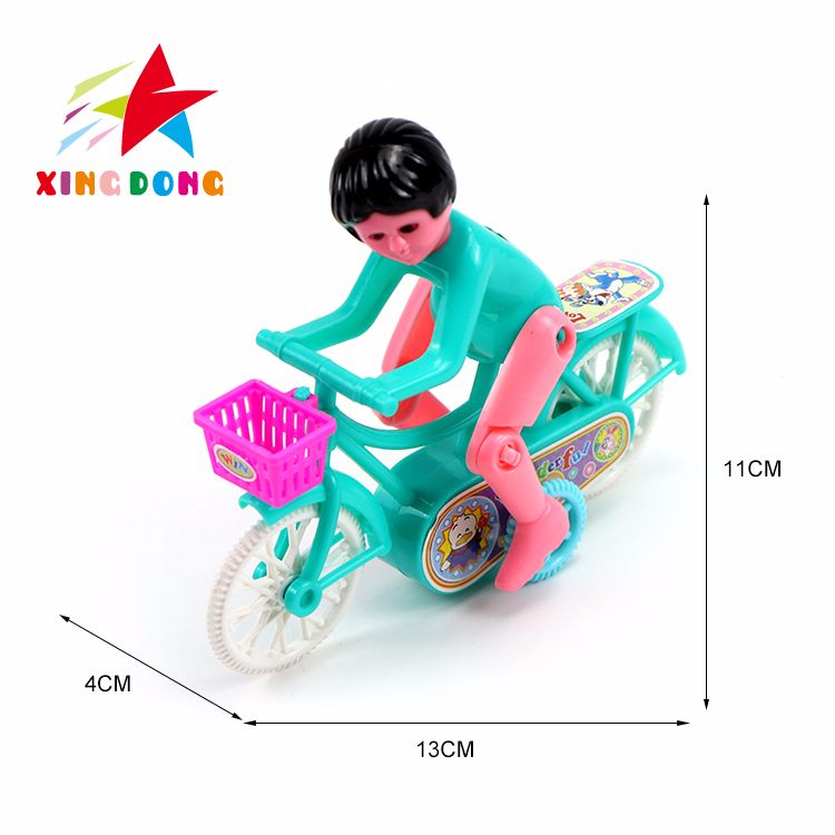 Children's toy rebound bicycle for carrying people