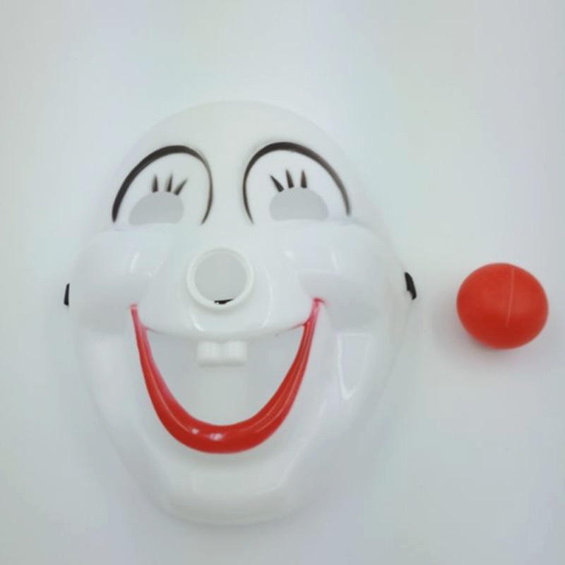 厂家直销 红鼻子小丑面具 万圣节化妆舞会面具小鬼装扮晚会道具详情图4
