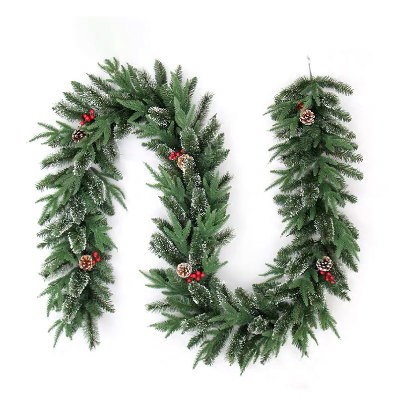 Yiyang Christmas Craft 2.7-meter flocking rattan, 240 heads Application Scenario