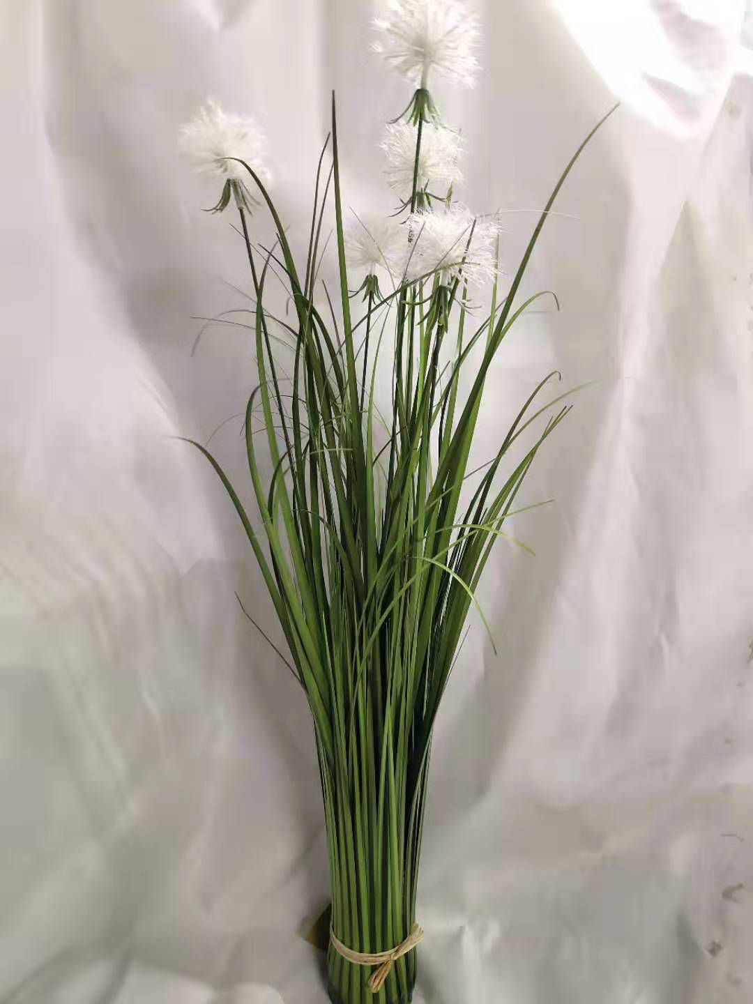 Five dandelion grass buckets