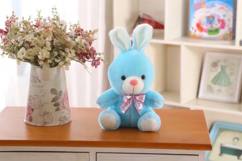 Wholesale of Yali plush sitting rabbit plush toys and dolls details Picture