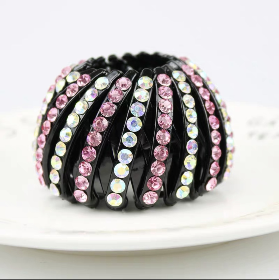 Medium Bird's Nest Hairpin Two-Color Hard Row Rhinobarger Multi-Color Option Popular Trend Butterfly Bright 053
