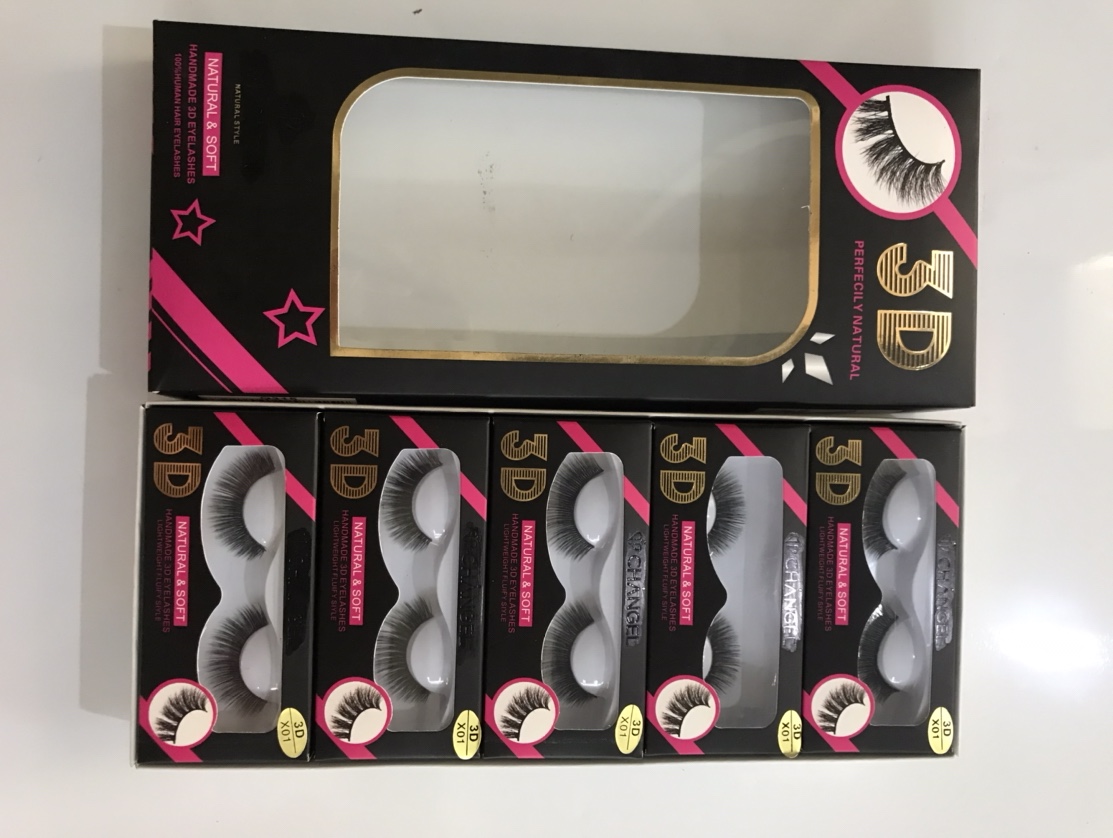 3D鼓托睫毛（10对每盒）