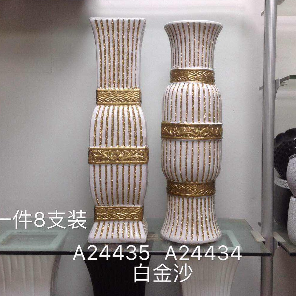 Golden Castle vases White ceramic vases 60cm ceramic vases 60cm floor ceramic vases lacquered vases suitable for shower shops and home counters for flower arrangements and dried flower vases
