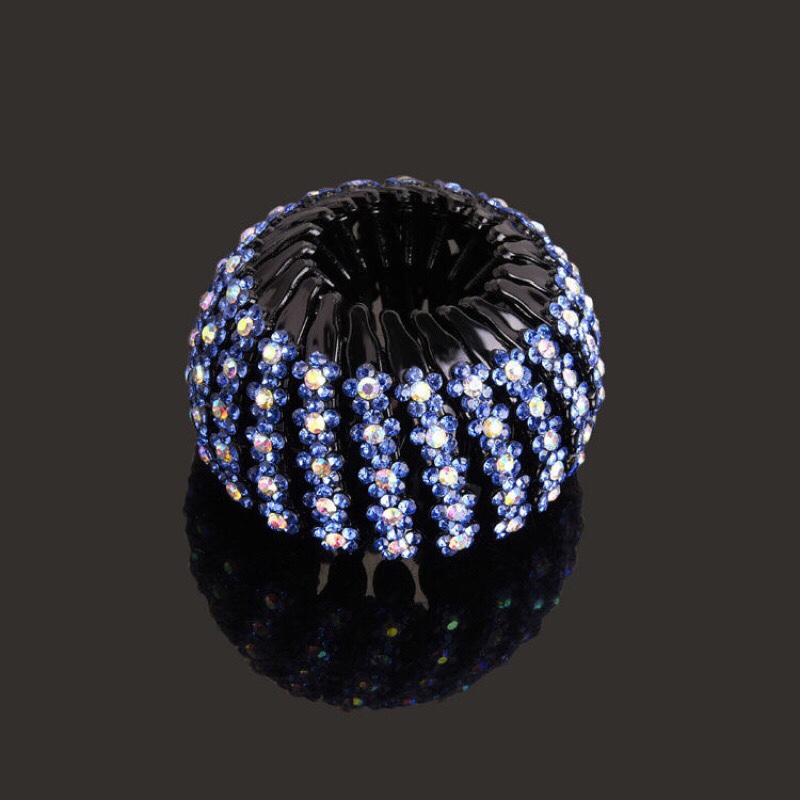 Medium Plum Blossom Spot Drill Bird's Nest Fashion Casual Popular Korean Version Butterfly Liang 002 details Picture