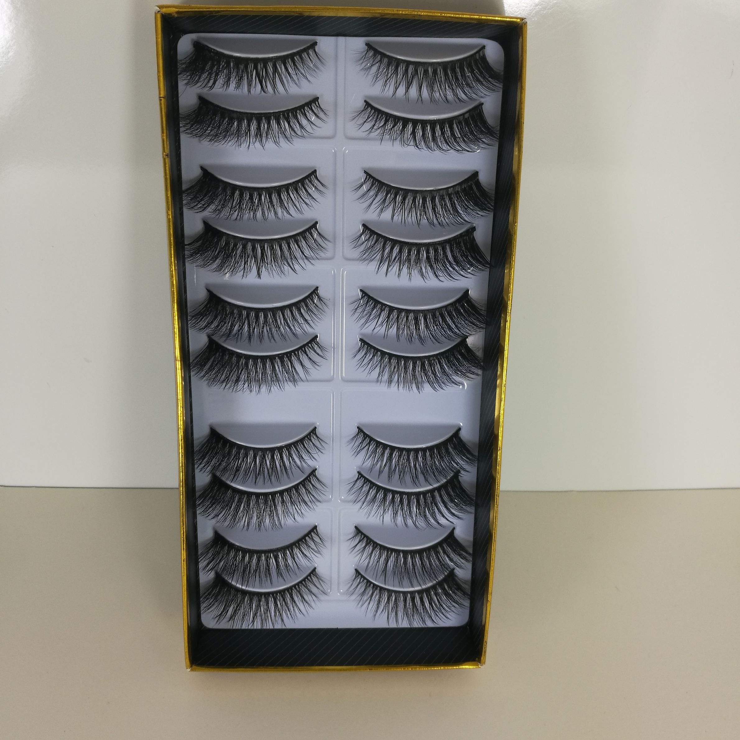 Factory direct sales of 3D Natural Thick and realistic curling false eyelashes 3305# details Picture