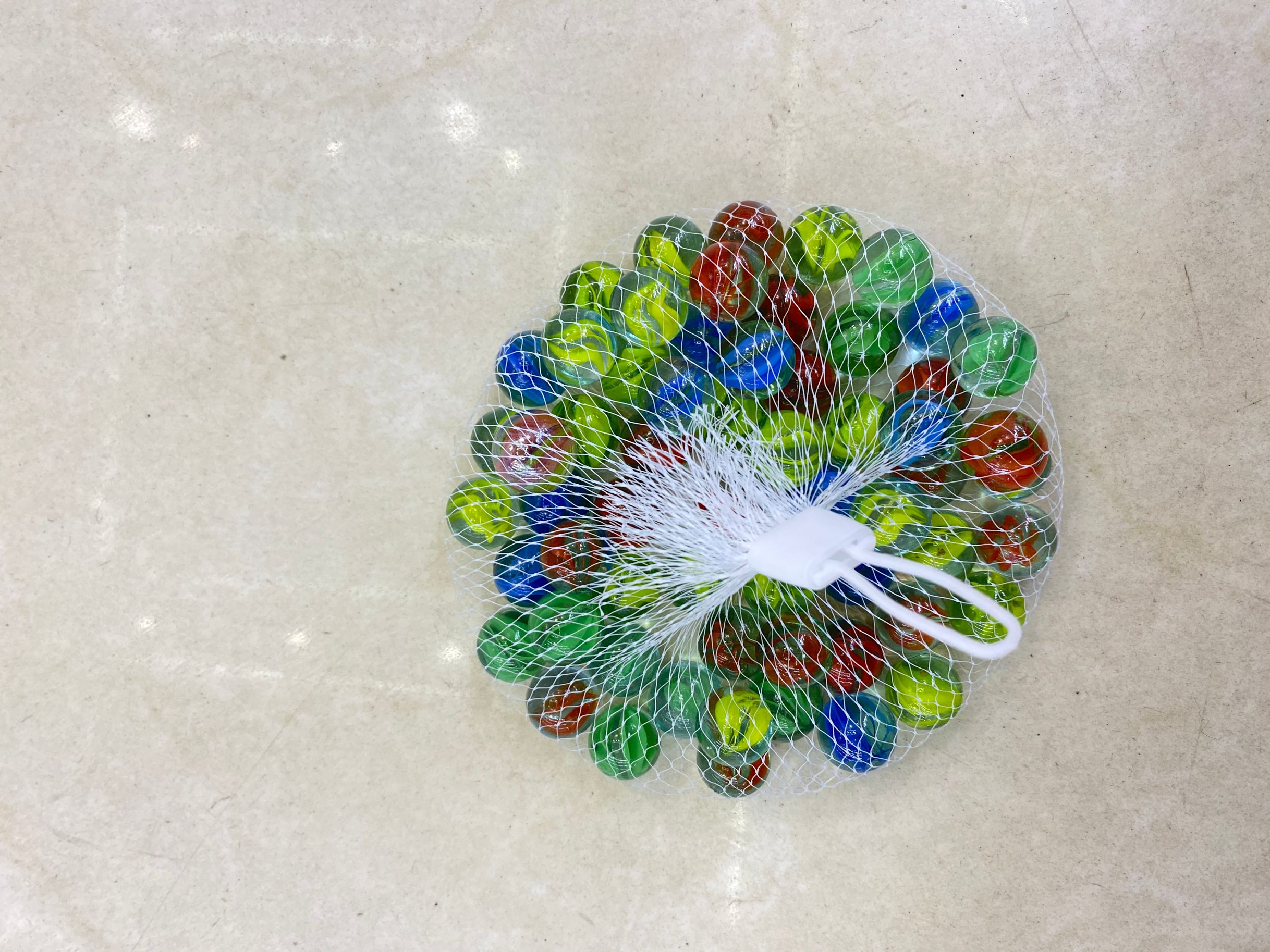 16MM eight pieces eight petals of glass beads marbles glass net bag thumbnail