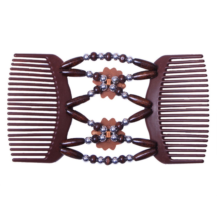 FLY05 Korean version Versatile Hair Comb accessory, steel wire hair coil, beaded magic Hair Comb, style comb wholesale details Picture