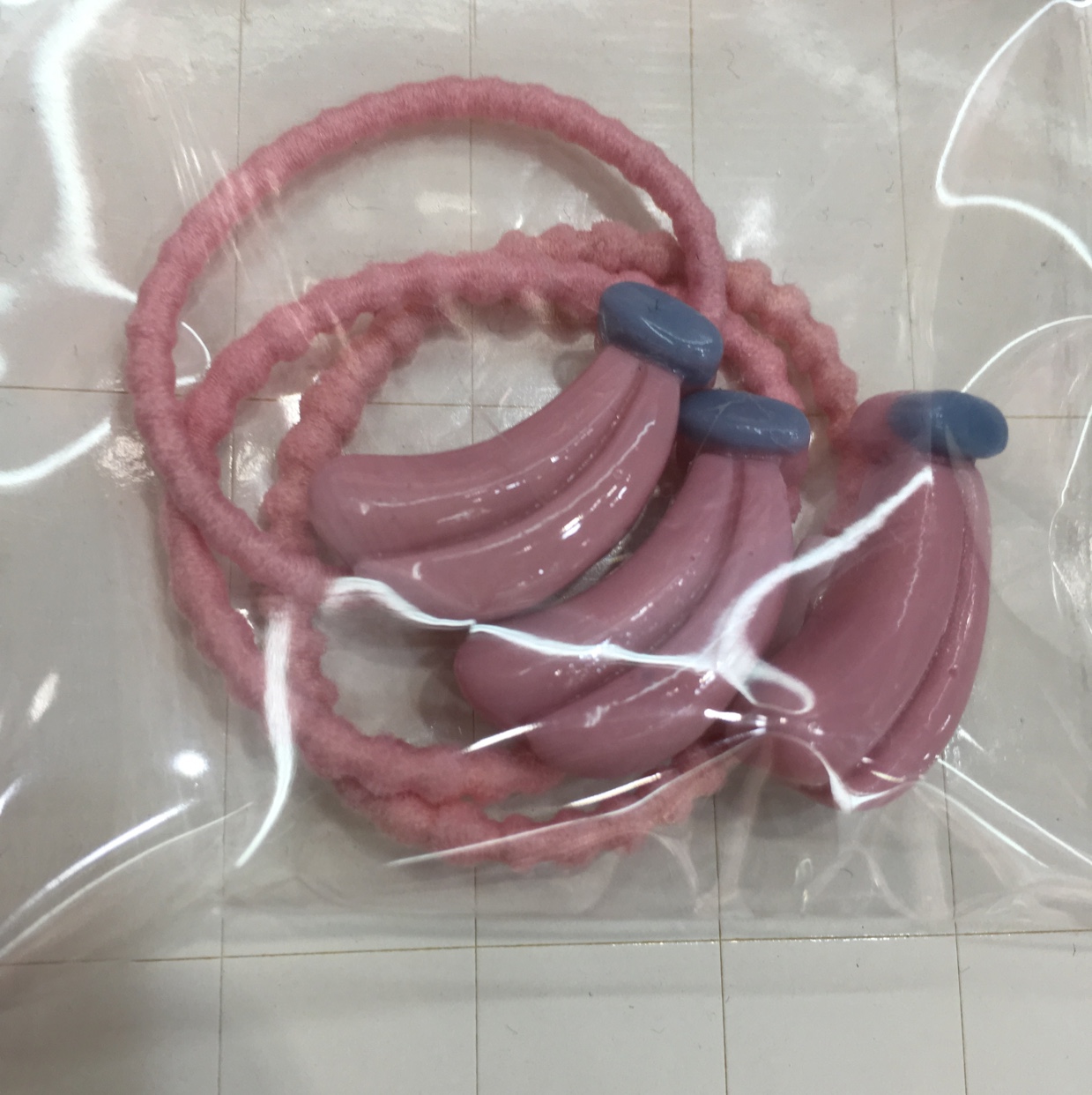 22：粉香蕉绳子系列（随机同系列混款混色发货1卡10小袋，10卡/包）