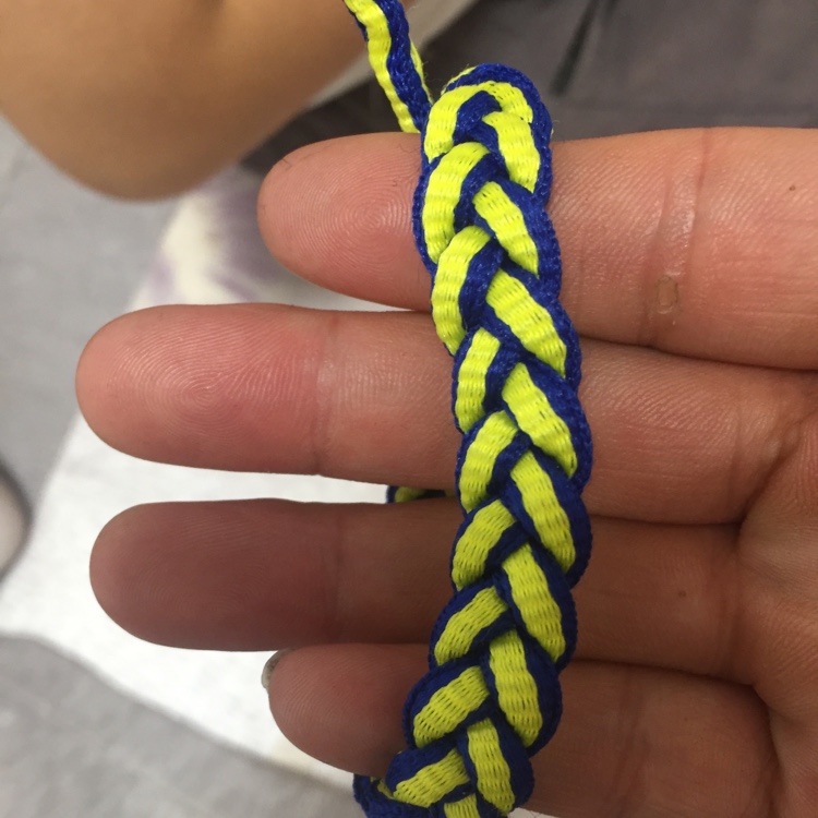 Shoelace woven bracelet thumbnail