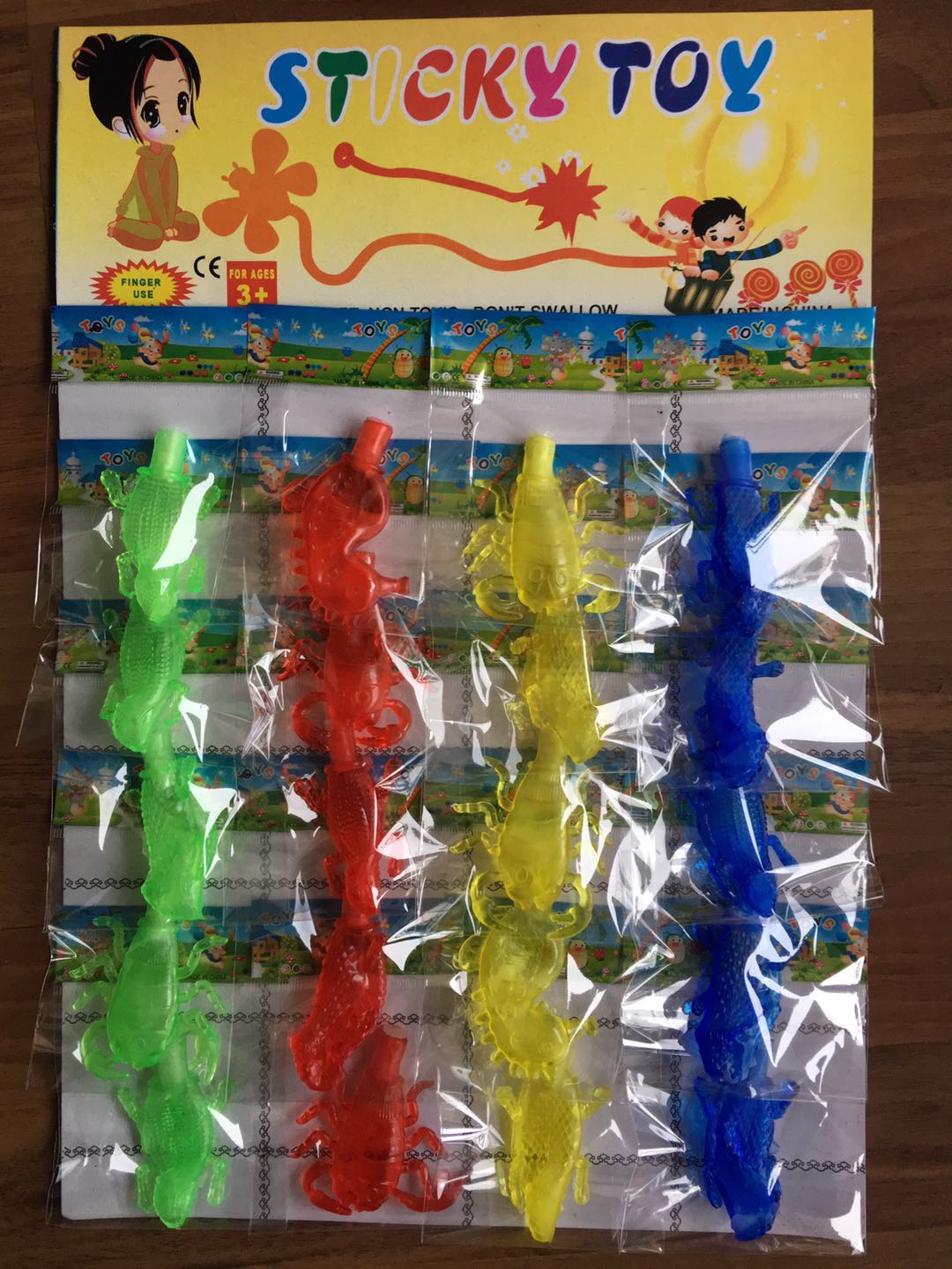 厂家直销彩色黑色大号软胶海马吹不破整蛊玩具吊卡散装