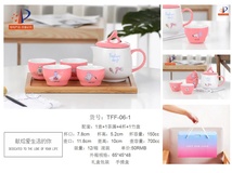 锦泰工艺TFF-006-01
 创意卡通流行高颜值咖啡茶具下午茶套装杯碟送礼自用佳品