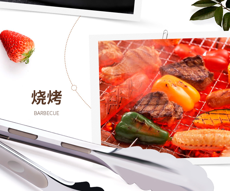 艾美诺不锈头食品夹详情图4
