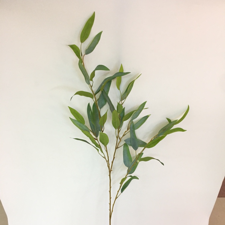 单枝4叉桉树叶仿真假花假植舞台绿植工程花草产品图