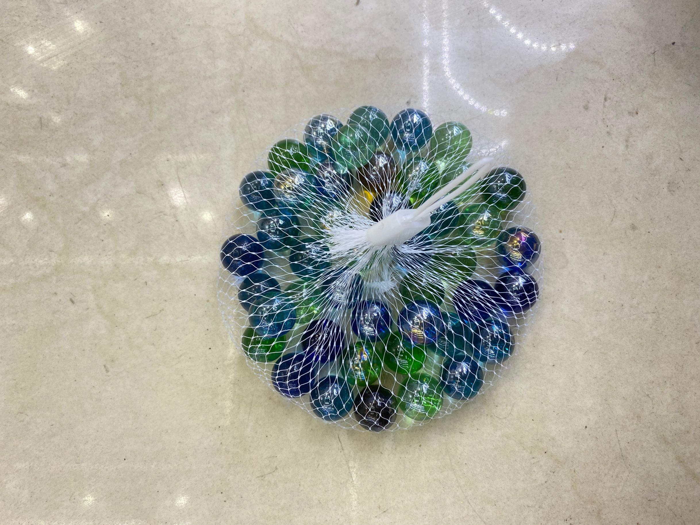 16MM colored ball glass ball marbles glass net bag thumbnail