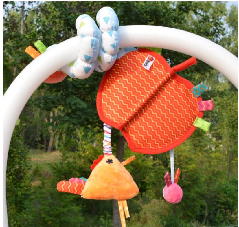 苹果床绕白底实物图