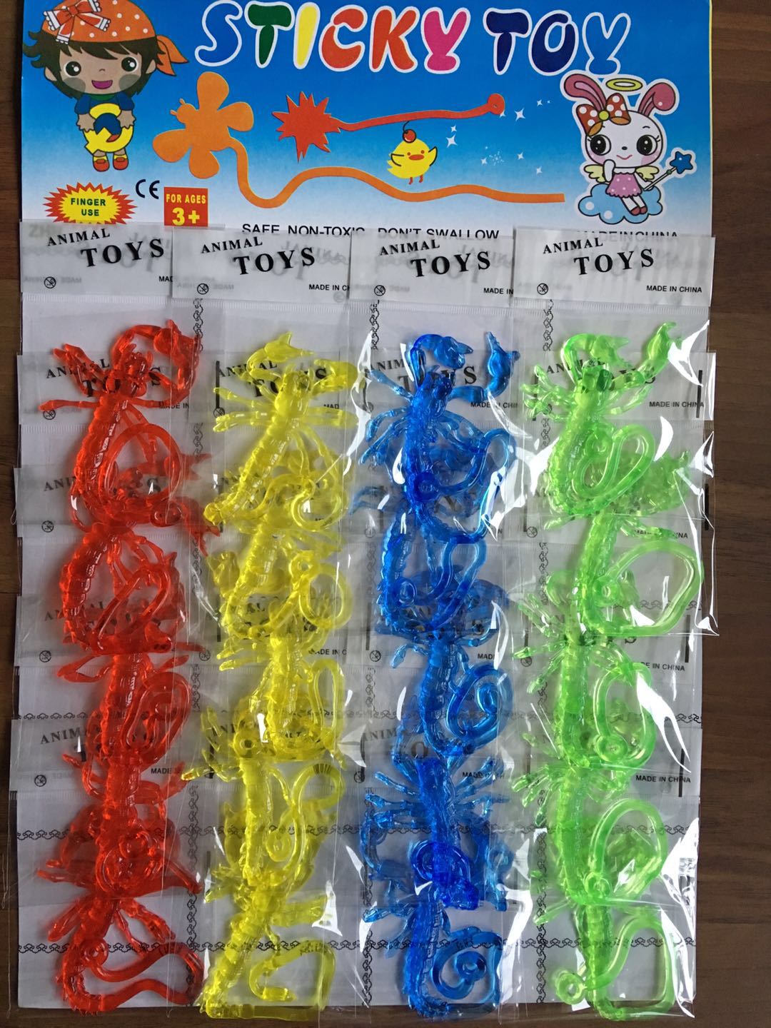 厂家直销彩色彩色大号蝎子整蛊玩具吊卡散装