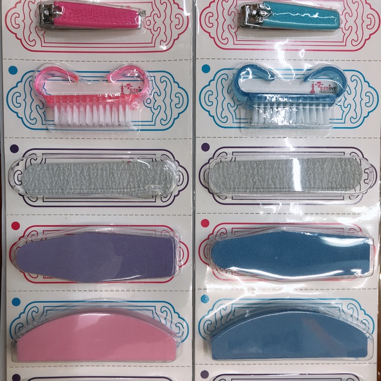 6 one-card nail clippers, nail clippers and polishes at the price of 6 pieces per card