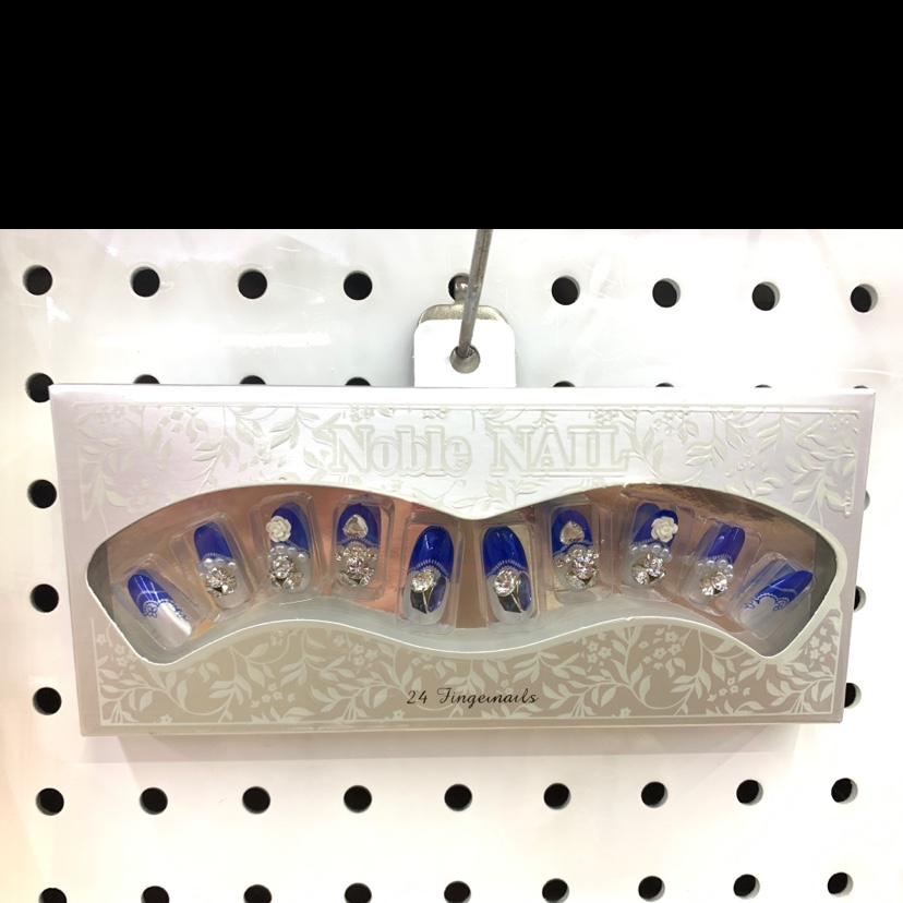 Blue Bride nail