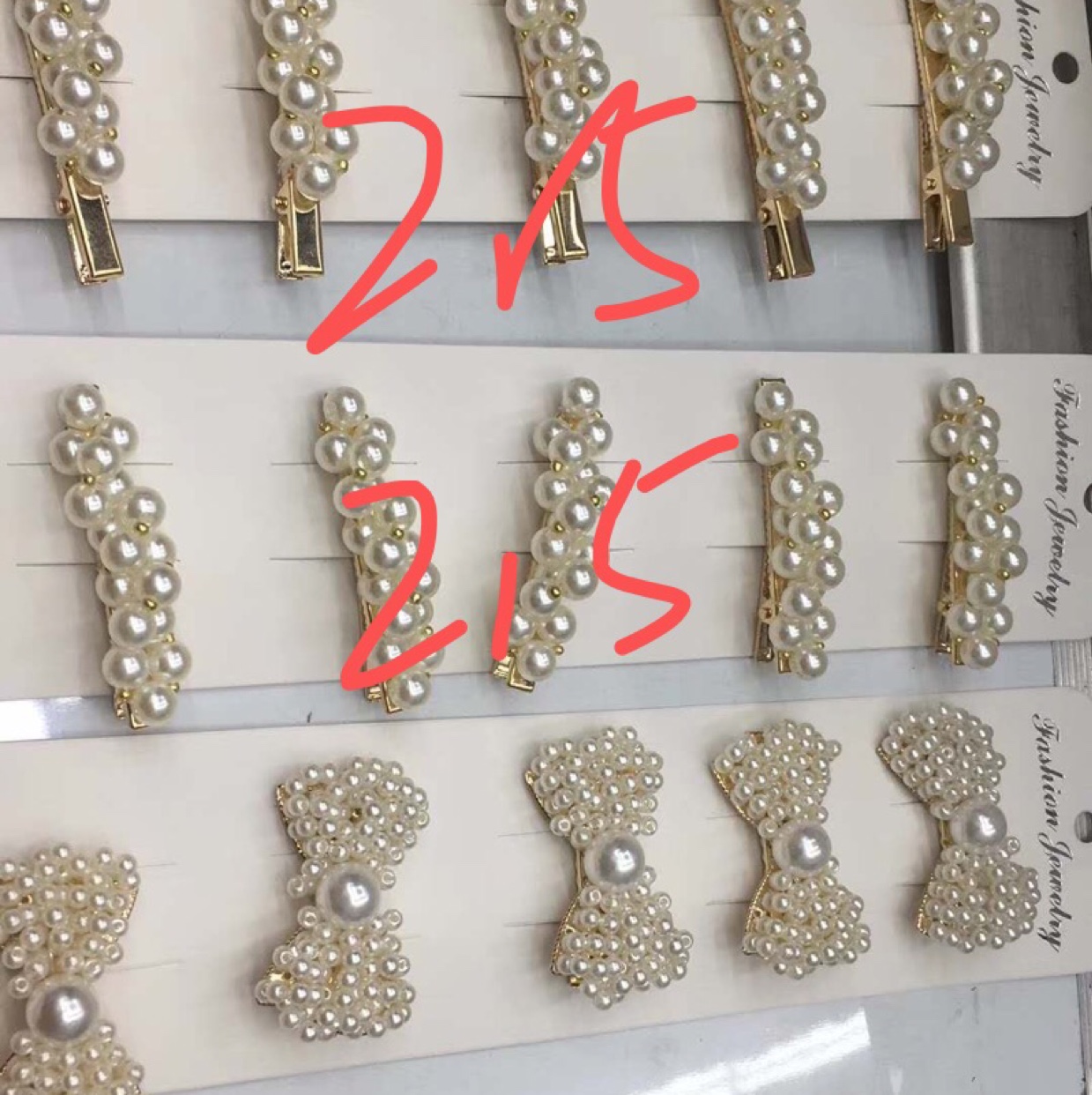 12 types of pearl clips
