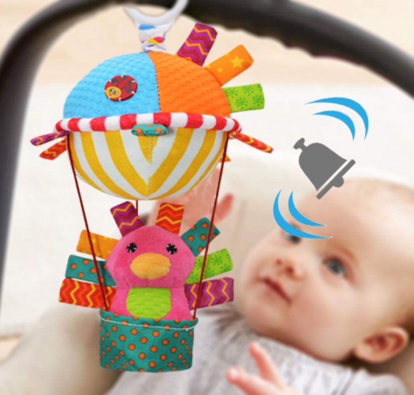 国潮款热气球拉震铃