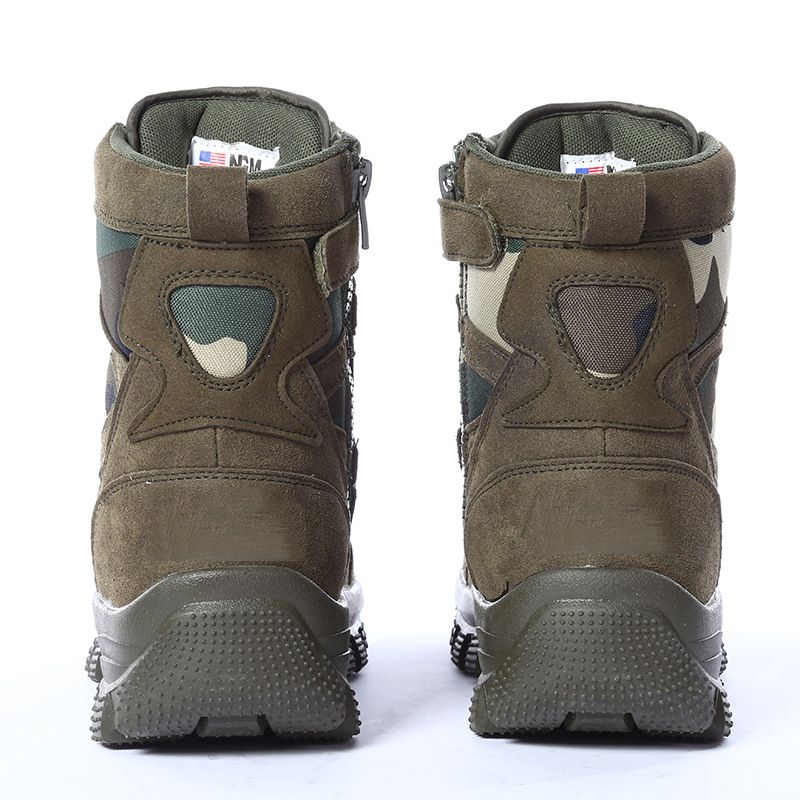 Wholesale of new men's boots, outdoor high-top desert boots, camouflage hiking boots from the manufacturer Application Scenario
